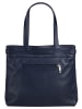 Samantha Look Shopper echt Leder in blau