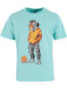 Mister Tee Shirt "Kids Tiger Sports Tee" in Blau