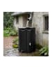 relaxdays Regentonne in Schwarz – 250 l