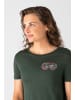 super.natural Merino T-Shirt in dunkelgrün