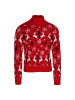 Megaman Rollkragen Sweater in Rot