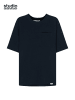 Studio Seidensticker T-Shirt Oversized in Dunkelblau