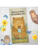 Mr. & Mrs. Panda Badehandtuch Bär Baby Design mit Spruch in Blau Pastell
