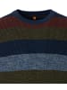 Redmond Rundhals-Pullover in blau