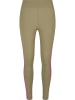 Urban Classics Leggings in khaki/brightviolet
