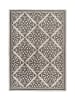 Kayoom Kurzflor Teppich Davis 125 in grau - rechteckig