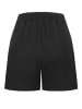 Cloud5ive Cloud5ive Cloud5ive Damen Shorts mit Deko-Bindegürtel u Elastikbund in black