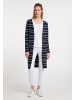 DreiMaster Maritim Damen Cardigan in Marine Wollweiss
