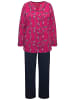 Ulla Popken Pyjama in fuchsia