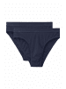 Hessnatur Slip Regular Cut 2er-Pack in dunkelblau