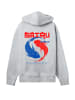 F4NT4STIC Hoodie Koi Fish Japan Streetstyle in grau meliert