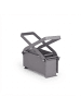 relaxdays Papierbrikettpresse in Grau