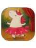 Mr. & Mrs. Panda Glas-Untersetzer Einhorn Ballerina Design ohne ... in Weiß