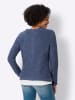 Heine Strickjacke in rauchblau-meliert