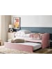 Beliani Tagesbett TROYES in Rosa - (W) 99 x (H) 84 x (L) 213 cm