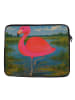 Mr. & Mrs. Panda Laptop Tasche Flamingo Classic Design ohne Spruch in Weiß