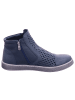 Esgano Damenstiefel kalt flach Da.-Bootie in  Blau