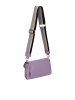 faina Crossbody Bag Aus Leder in Dunkler Lavendel