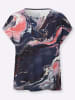 creation L Druck-Shirt in marine-koralle-bedruckt