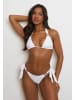 Moda Minx Bikini-Hose Amour Tie Side Brazilian in White