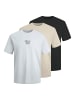 Jack & Jones 3er-Pack T-shirt in Antique White