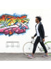 relaxdays 2 x Fahrradständer in Silber - (B)73 x (H)26 x (T)32 cm