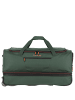 travelite Basics - Rollenreisetasche 98/119L 70 cm erw. (bordeaux) in dunkelgrün