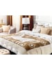 Beliani Kuscheldecke SIDDHA in Braun - (W) 130 x (H) 0.3 x (L) 170 cm