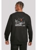 F4NT4STIC Sweatshirt Escape Discover the World Town Train Station in schwarz