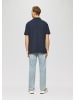 QS Polo-Shirt in 5884_tiefblau