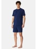 Schiesser Schlafanzug Modern Essentials in Navy