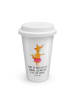 Mr. & Mrs. Panda Kaffeebecher To Go Fuchs Ballerina mit Spruch in Weiß