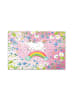 Mr. & Mrs. Panda Puzzle Einhorn Regenbogen ohne Spruch in Rot Pastell