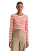 Marc O'Polo Gestreiftes Longsleeve regular in Medium Red