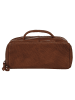 SPIKES & SPARROW Kulturtasche echt Leder in cognac