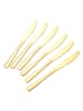 Cheffinger 6er Set goldene Tafelmesser aus hochwertigem Edelstahl in Gold