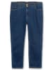 sheego Gerade Jeans in dark blue Denim