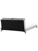 Beliani Doppelbett MELLE in Grau/Schwarz - (W) 196 x (H) 98 x (L) 233 cm