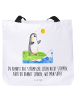 Mr. & Mrs. Panda Shopper Pinguin Surfer mit Spruch in Weiß