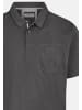 Redmond Poloshirt Basic in Dunkelrot / dunkelgrau