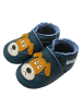 Basrakids Baby Krabbelschuhe aus Leder, weiche Lauflernschuhe mit rutschfester Sohle 