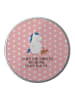 Mr. & Mrs. Panda Blechdose rund Einhorn Teddy mit Spruch in Rot Pastell
