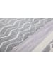 Kayoom Kurzflor Teppich Mirage 110 in violett - grau - rechteckig