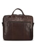 Jost Glasgow Aktentasche Leder 37 cm Laptopfach in brown
