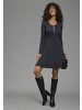 Bruno Banani Skaterkleid in schwarz