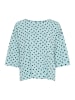 Fransa Langarm-Shirt FRSIVA Oversize fit in Aquifer Mix