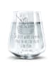 Mr. & Mrs. Panda Trinkglas Pinguin Angelboot mit Spruch in Transparent