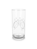 Mr. & Mrs. Panda Wasserglas Schildkröten Paar ohne Spruch in Transparent