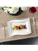Villeroy & Boch Servierplatte NewWave 49 x 30 cm weiß in weiß