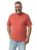 Men Plus Kurzarm T-Shirt in koralle